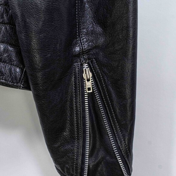 Harley Davidson Motorcycles D Pocket Leather Biker Motorcycle Jacket Large Retro - Picture 13 of 16